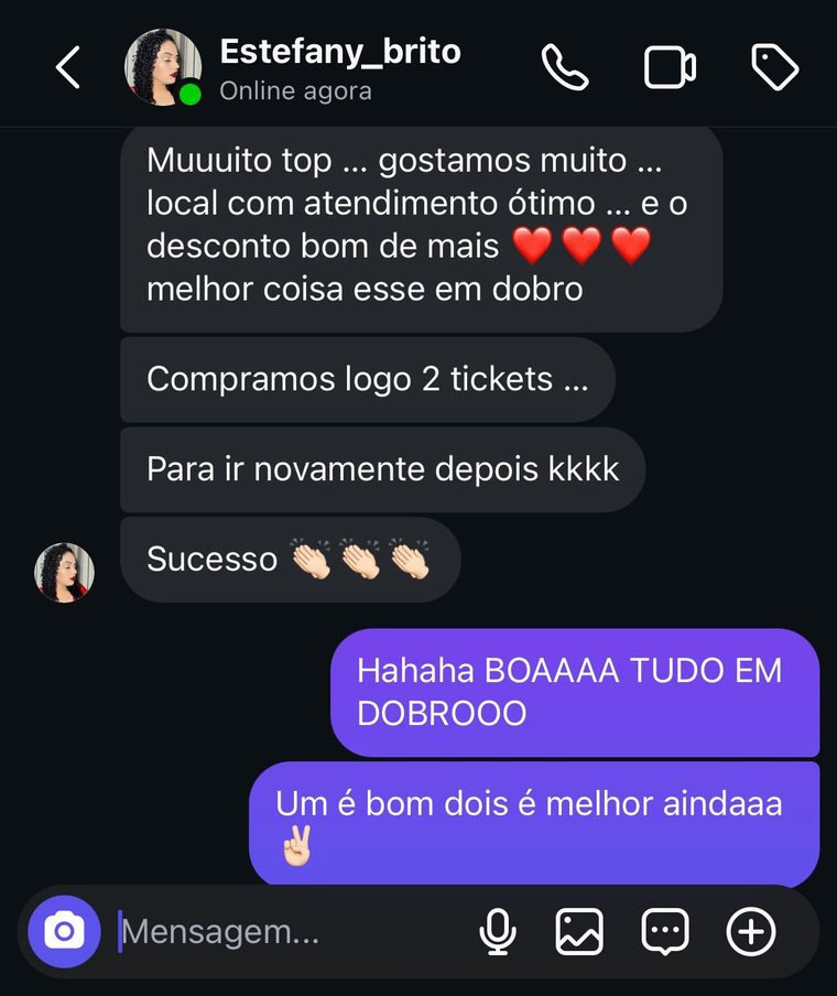 Depoimento de Estefany Brito — Chapeco em Dobro